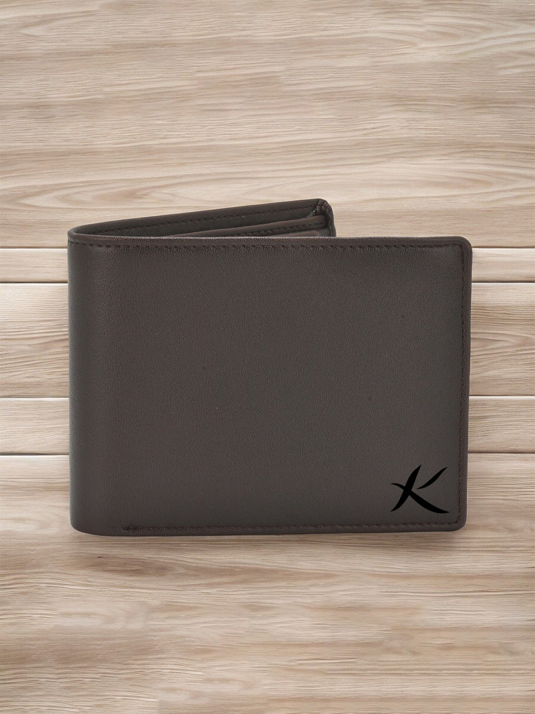 

Kastner Men Textured Leather Two Fold Wallet, Brown