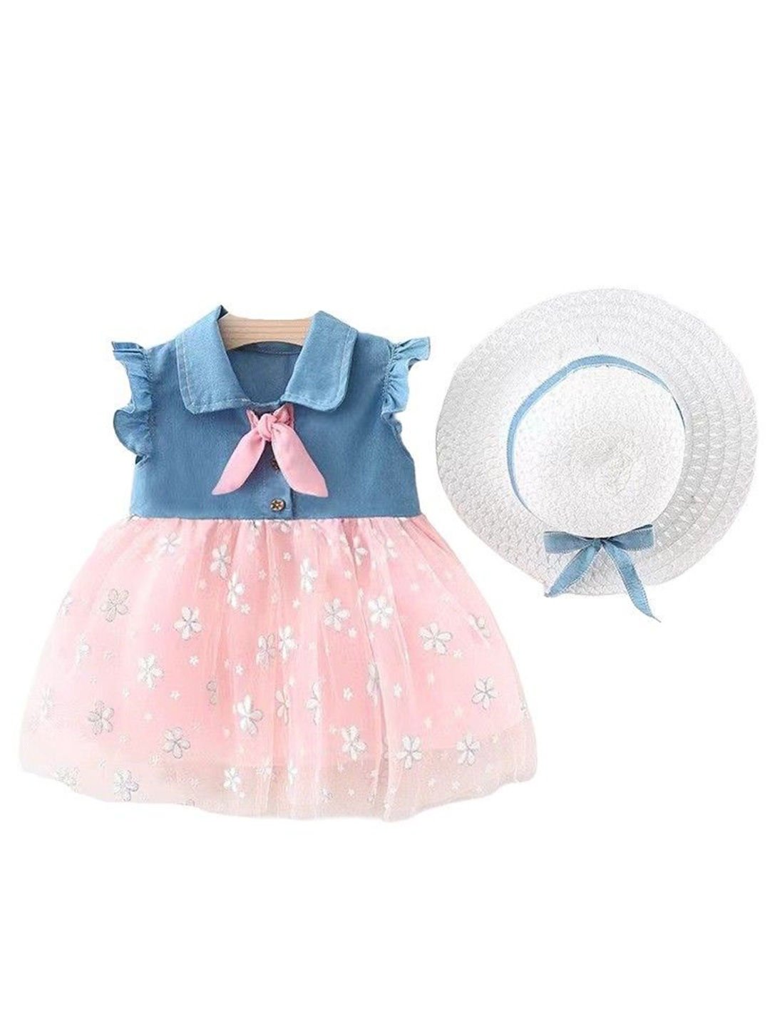 

StyleCast x Revolte Girls Floral Print A-Line Dress, Pink