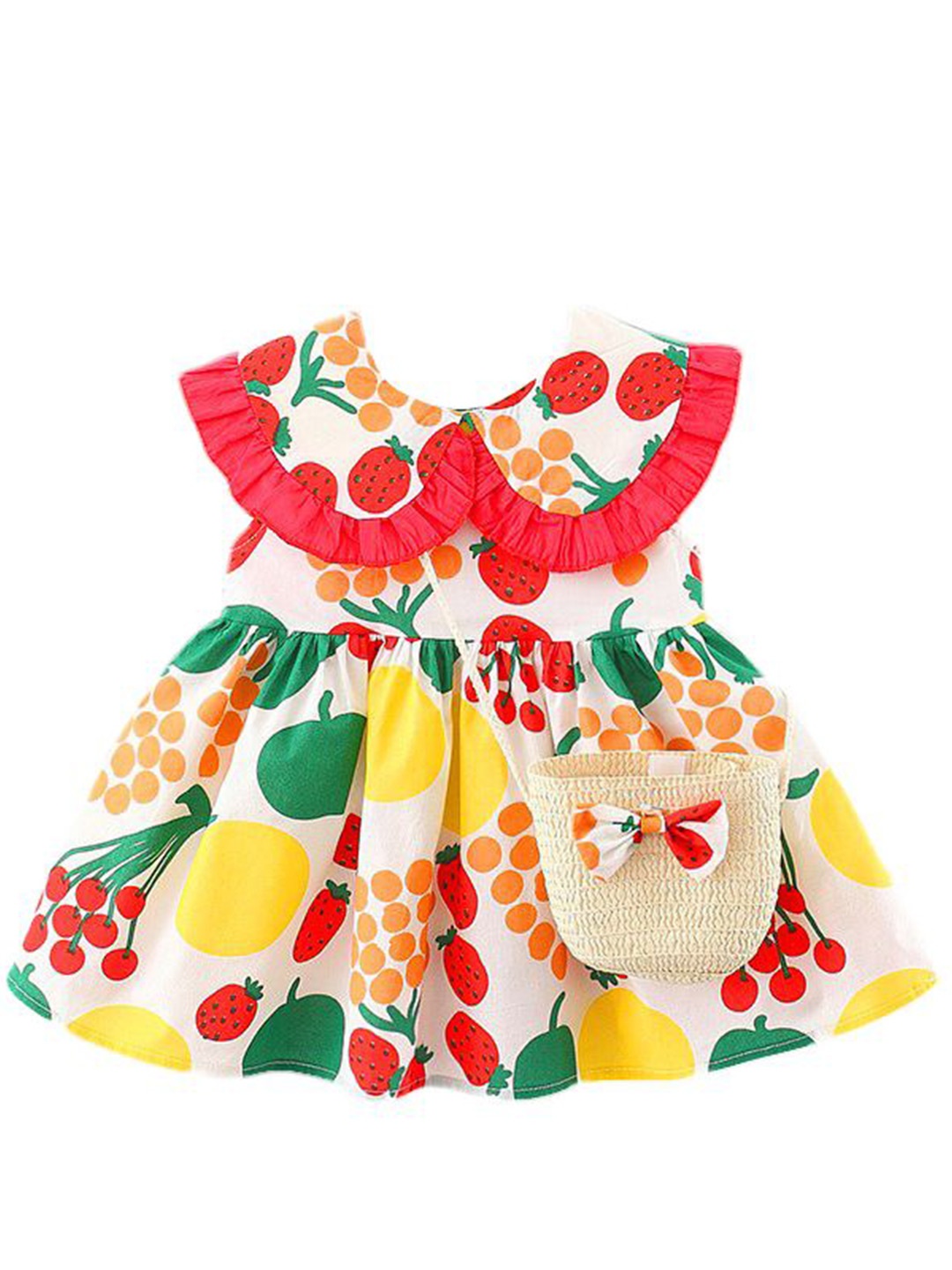 

StyleCast x Revolte Girls Printed Fit & Flare Dress, Green