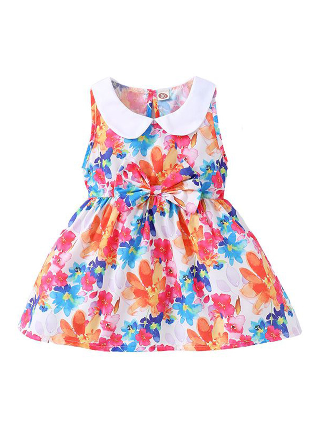 

StyleCast x Revolte Girls Floral Print Peter Pan Collar Fit & Flare Dress, Multi