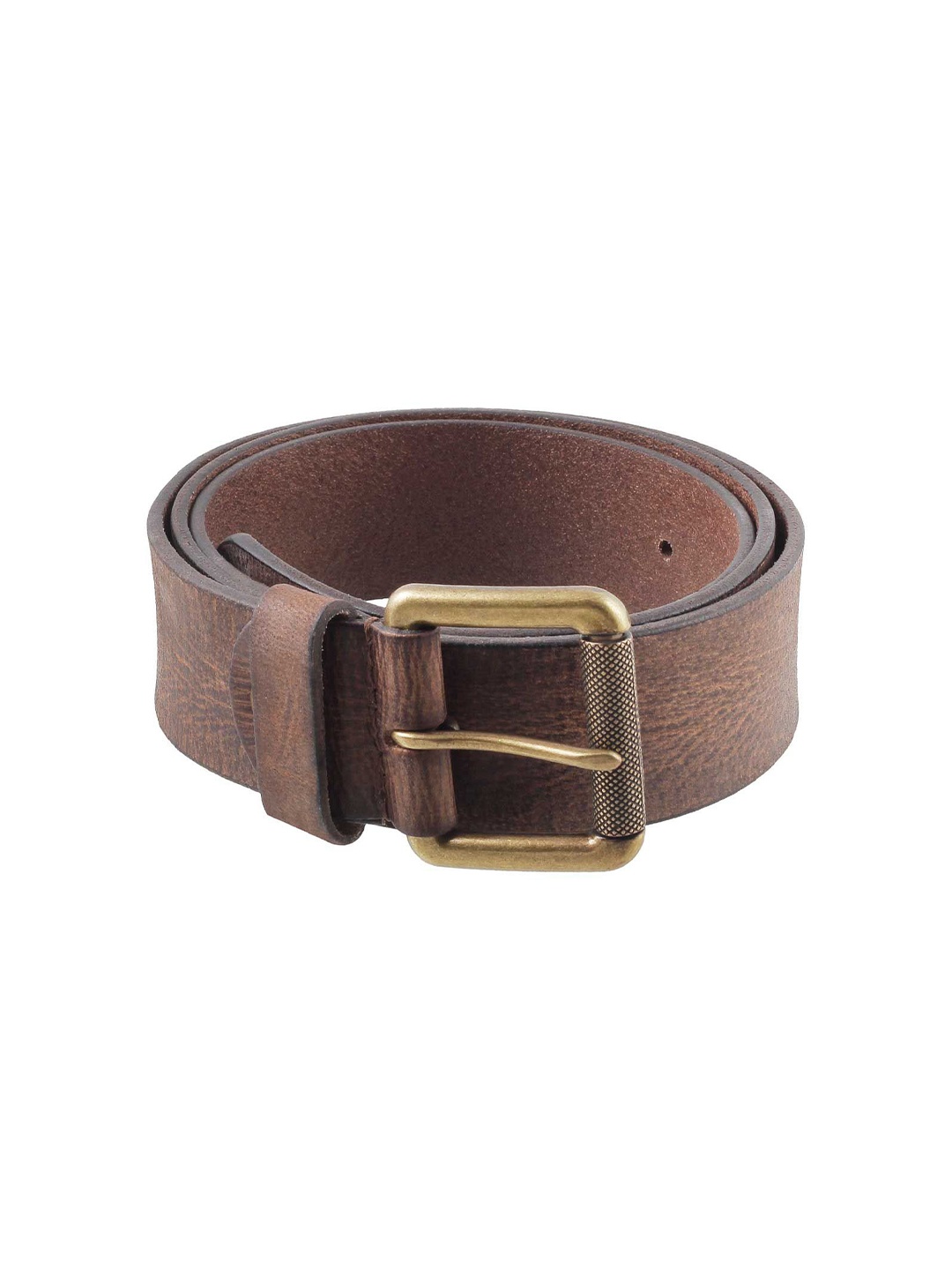 

Metro Men Solid Leather Belt, Brown