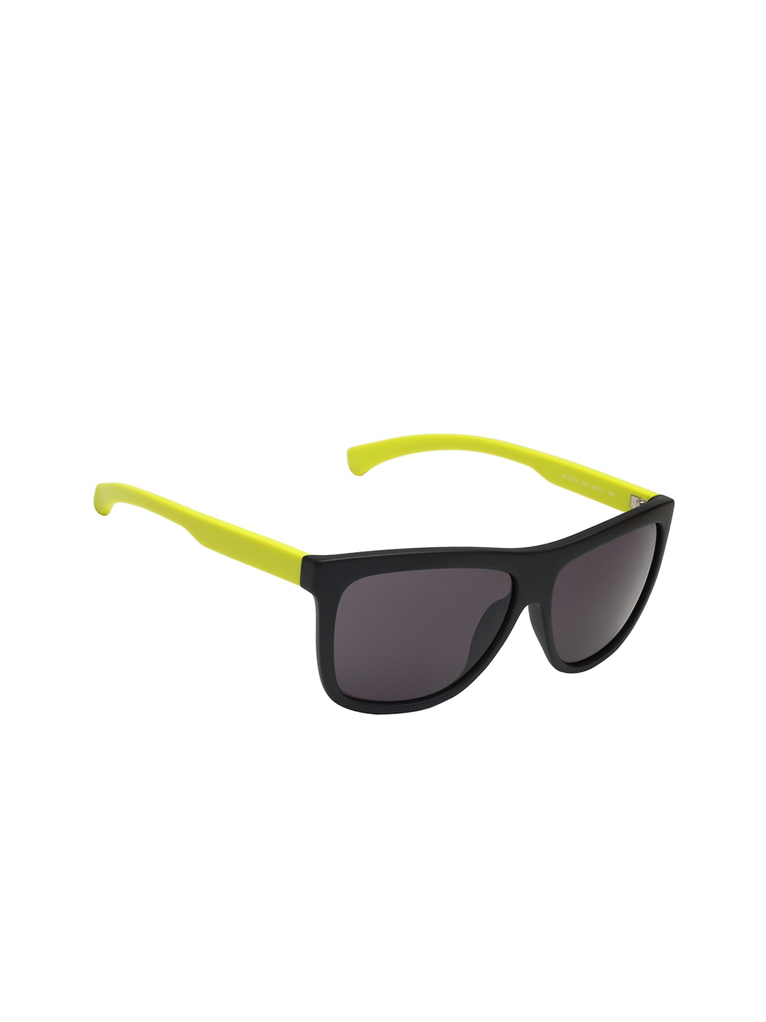 

Calvin Klein Jeans Unisex Square Sunglasses with UV Protected Lens 781 002 58, Black