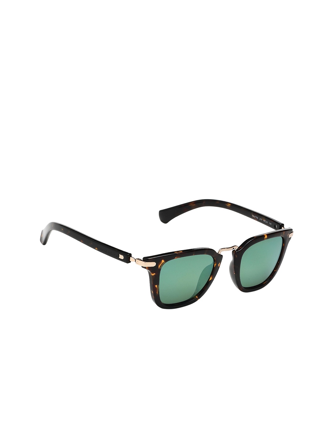 

Calvin Klein Jeans Unisex Square Sunglasses with UV Protected Lens 775 215 46, Green