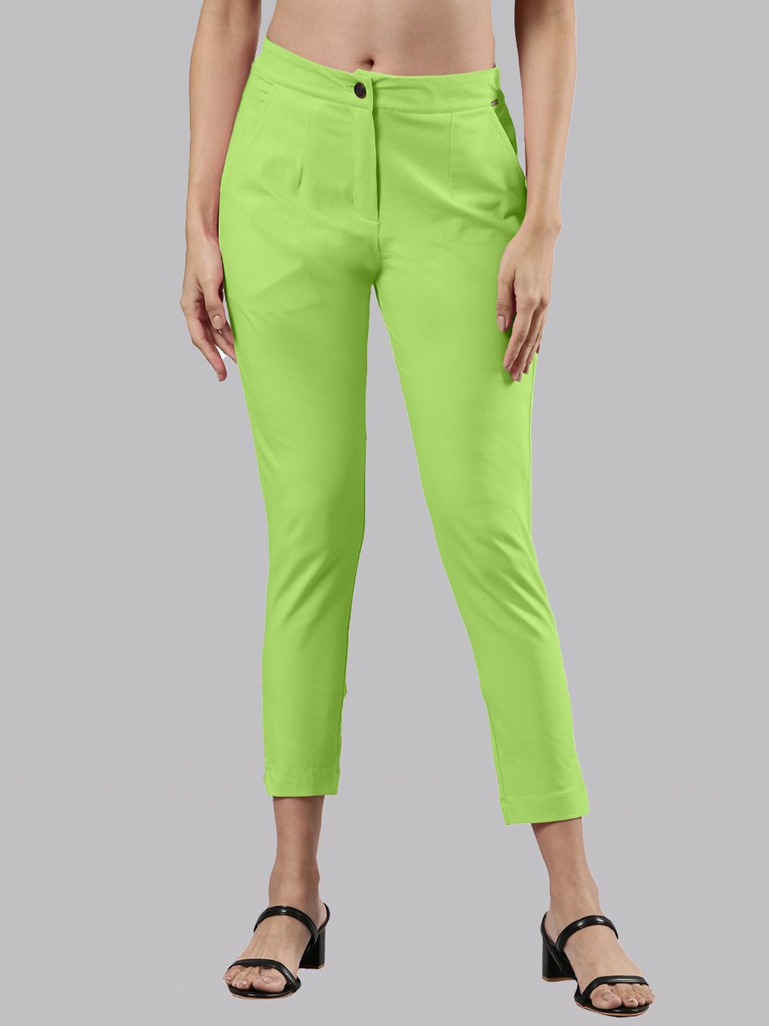 

Femmora Women Comfort Trousers, Green