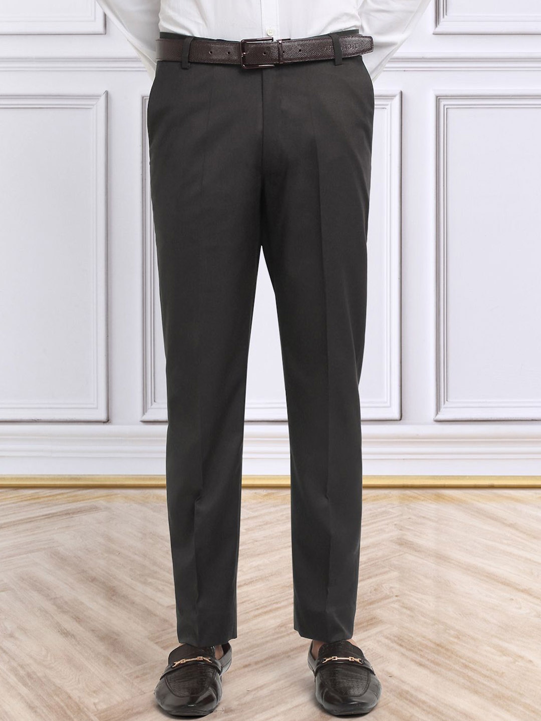 

KLOTTHE Men Italian Gurkha Pants, Brown