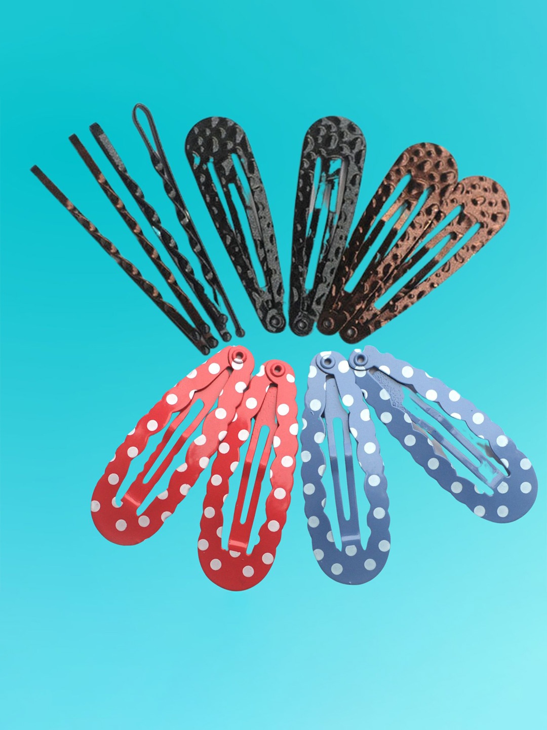 

basicare Women Hair Accessory Set of, Red