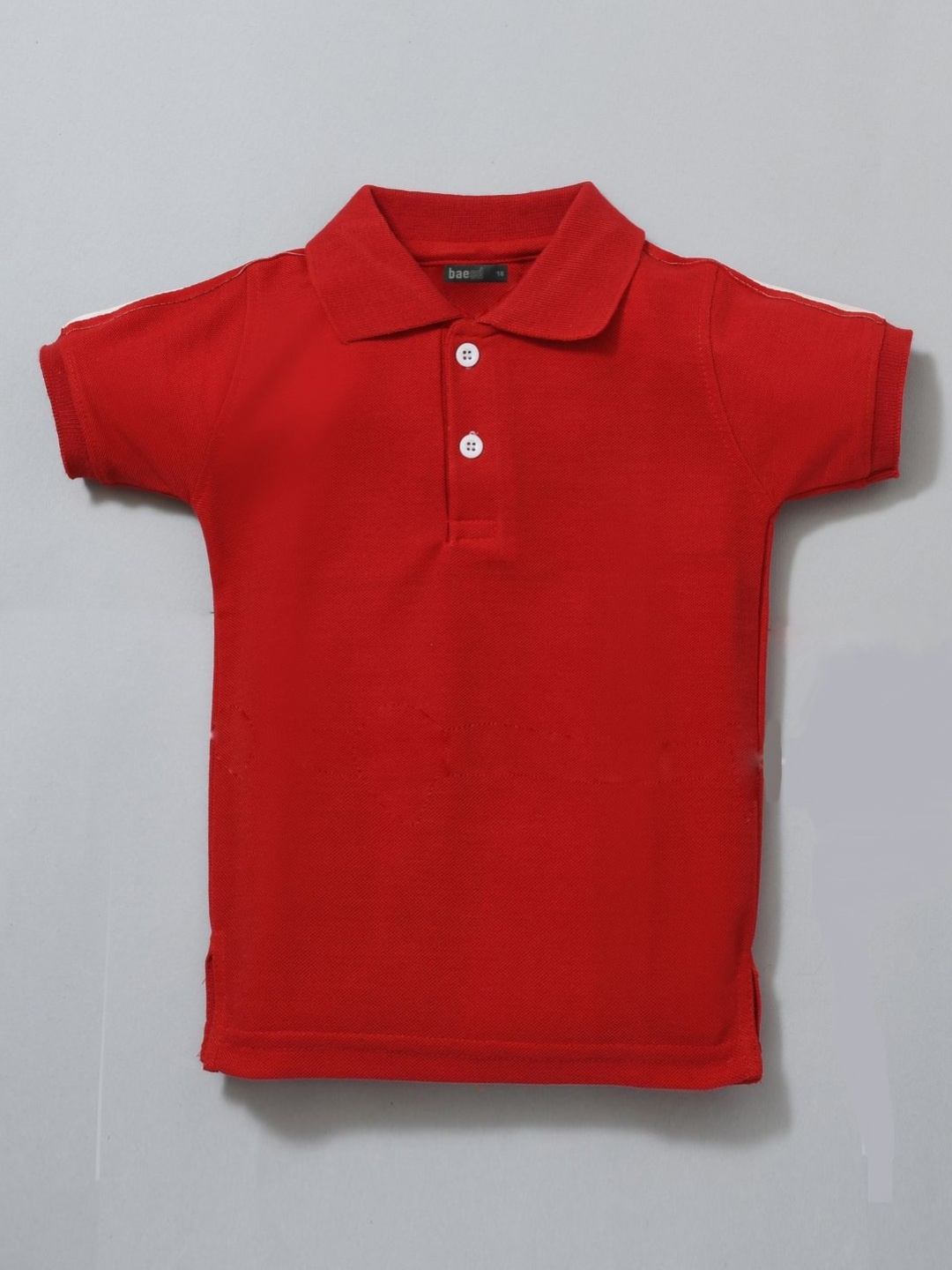 

BAESD Boys Solid Polo Collar T-shirt, Red
