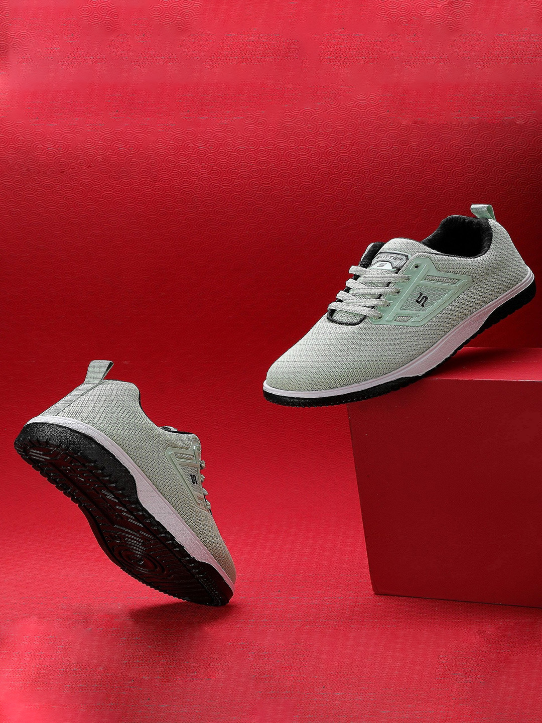 

TPENT Women Mesh Running Non-Marking Shoes, Sea green