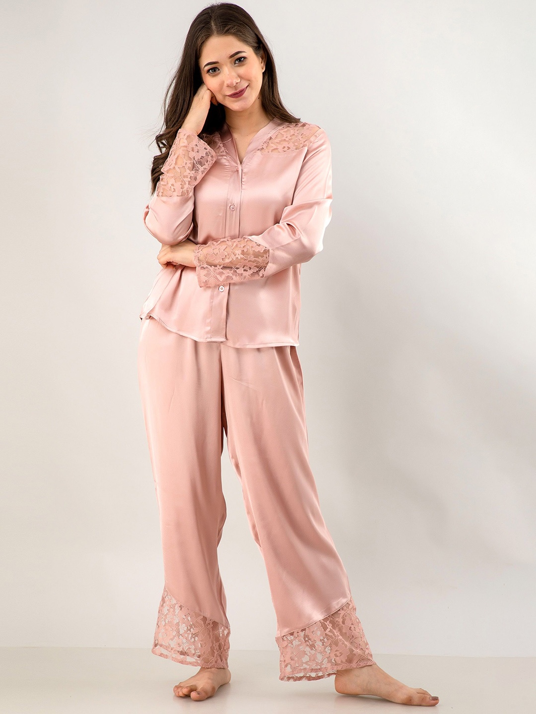 

PRETTY LOVING THING Women Night suit, Rose