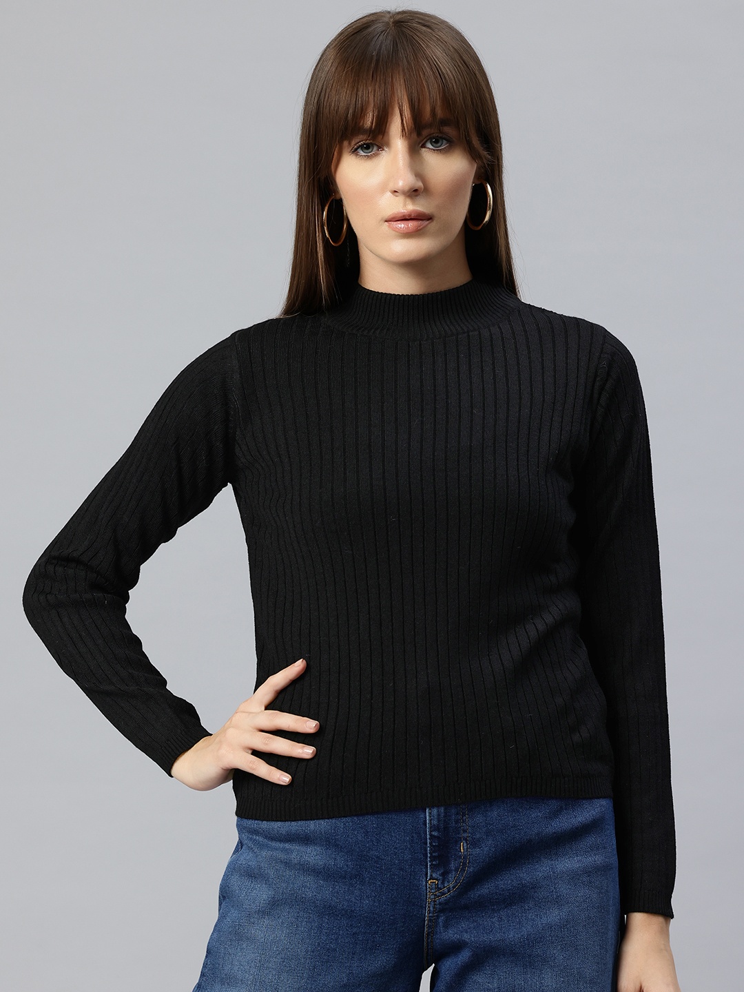 

Pierre Carlo Women's Sweater, Black