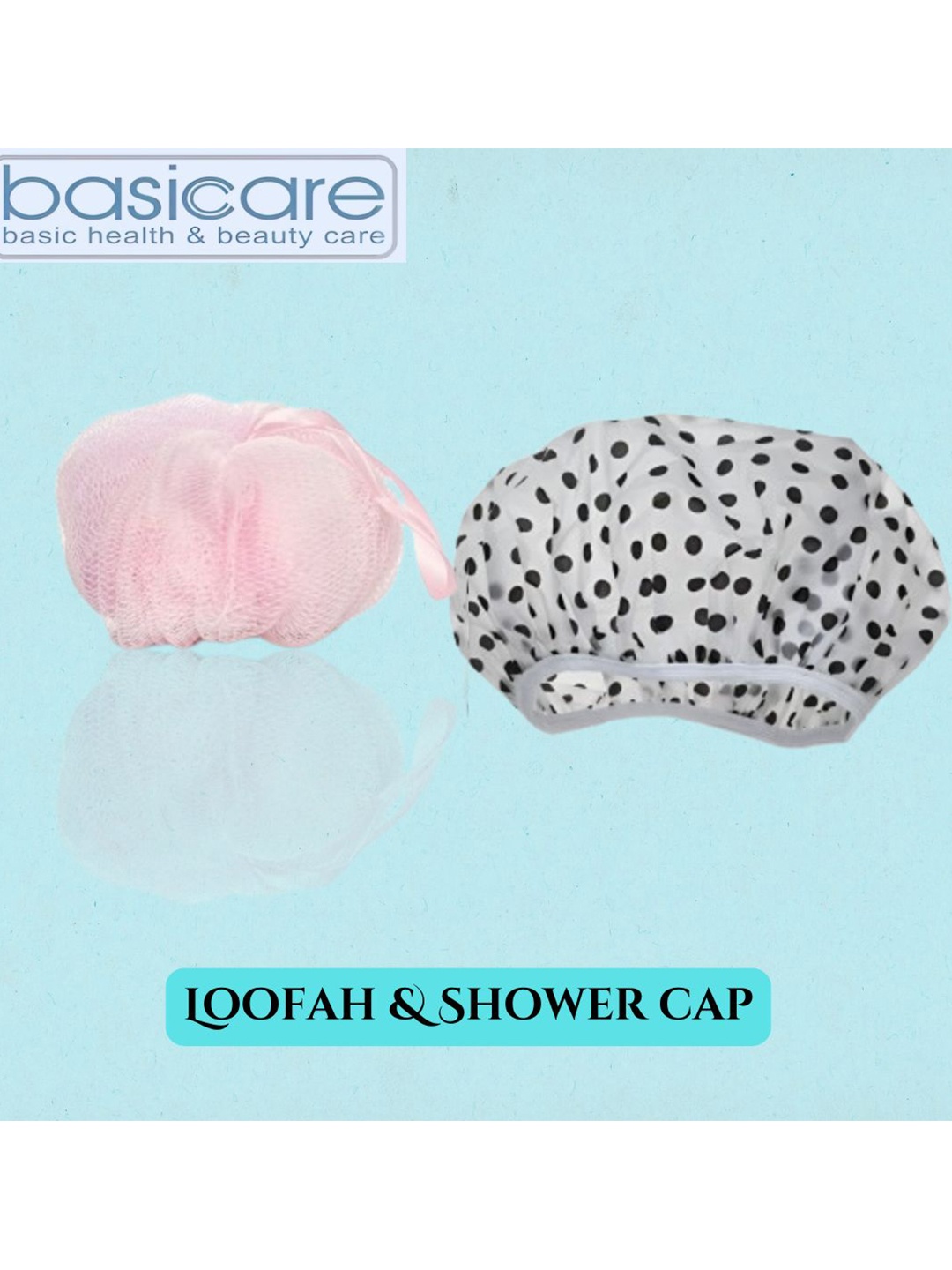 

basicare Pink & White 2 piece Ethnic Motifs Plastic Bath Accessories Set