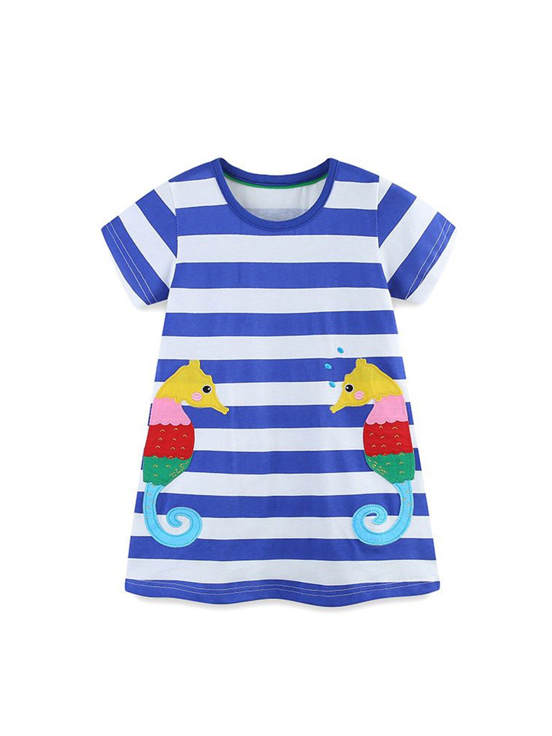 

StyleCast Girls Striped T-shirt Dress, Blue