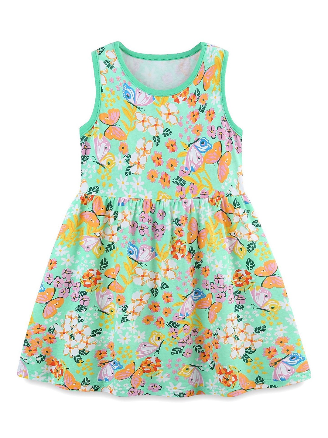 

StyleCast Girls Floraled Print Fit & Flare Dress, Green