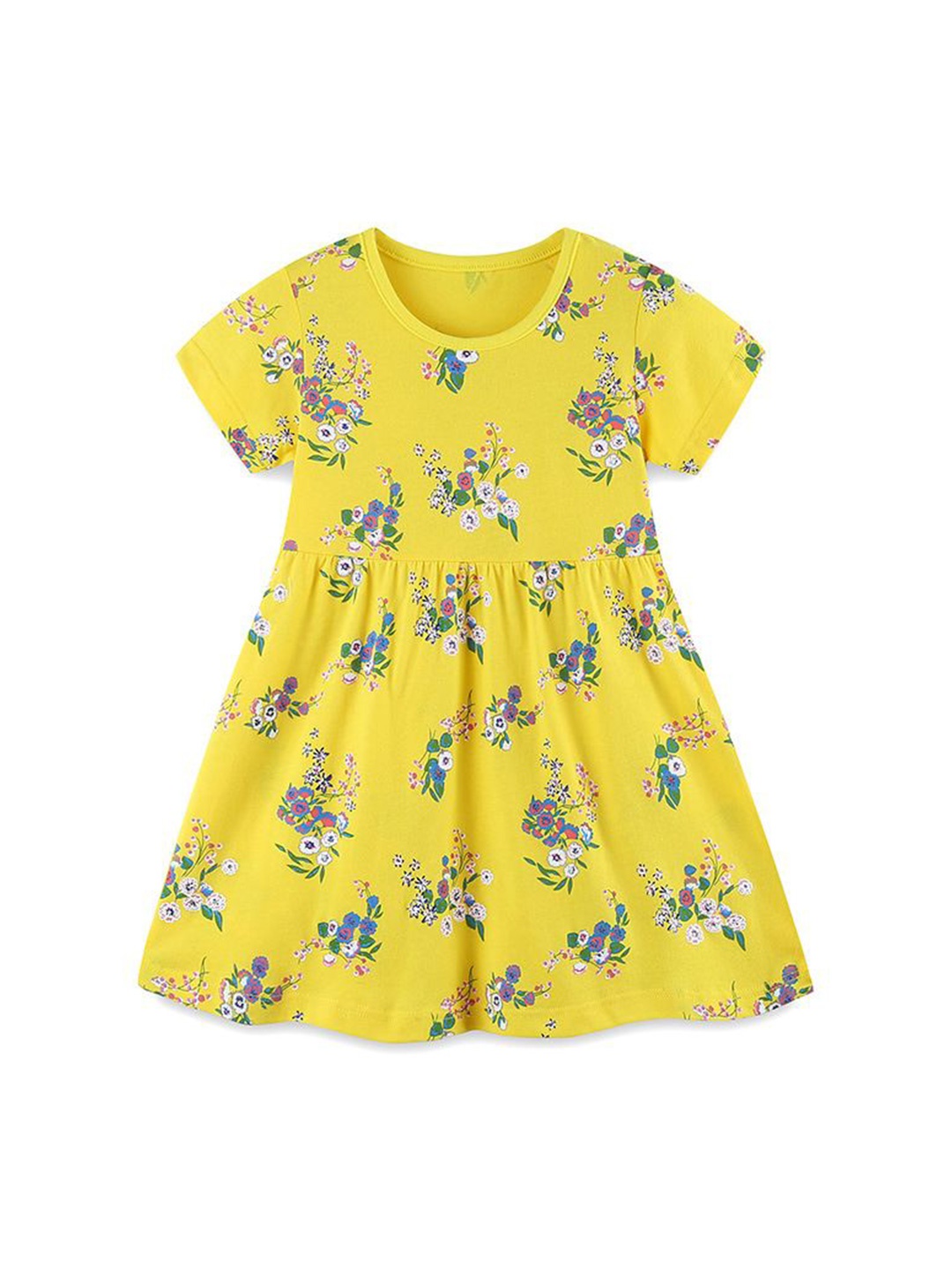 

StyleCast Girls Floral Print Fit & Flare Dress, Yellow