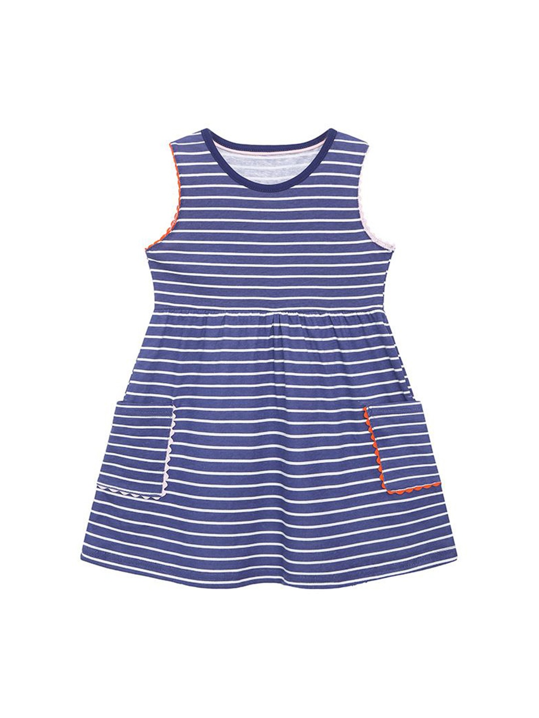 

StyleCast Girls Striped A-Line Dress, Blue