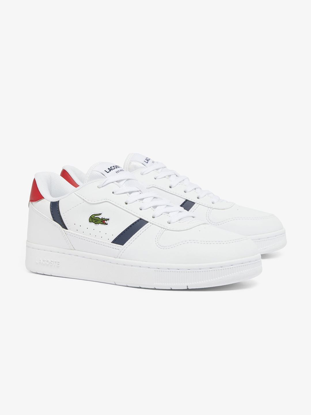 

Lacoste Junior's T-Clip Set Trainers Sneakers, White