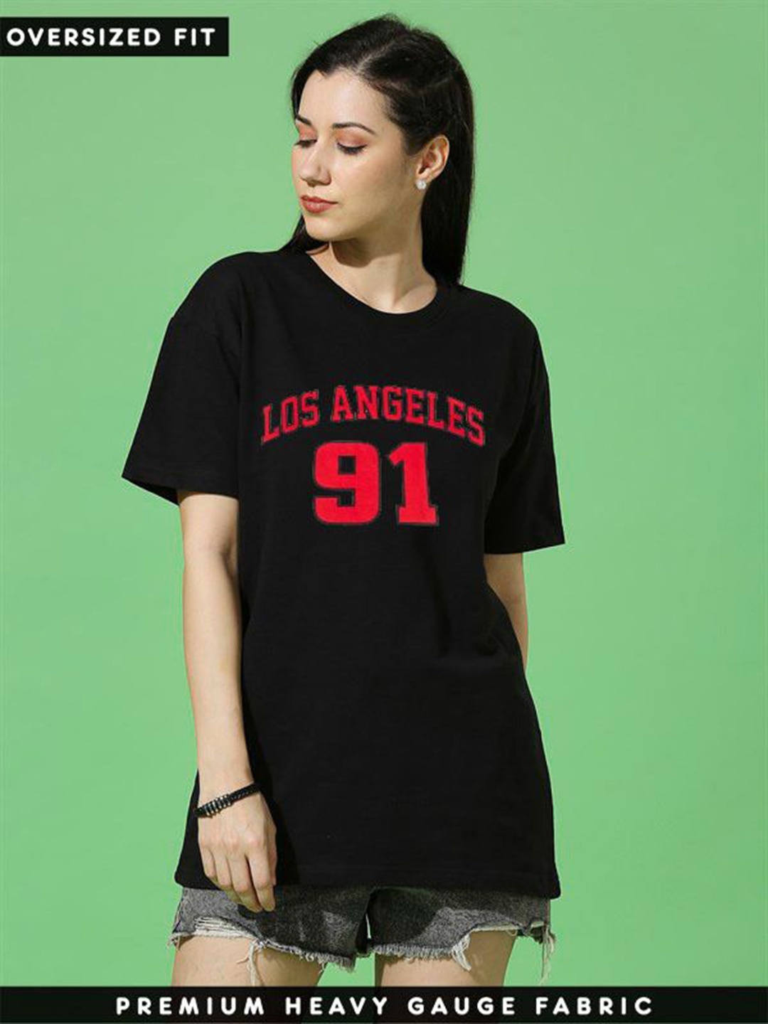 

TRENDY RABBIT Women Typography T-shirt, Black