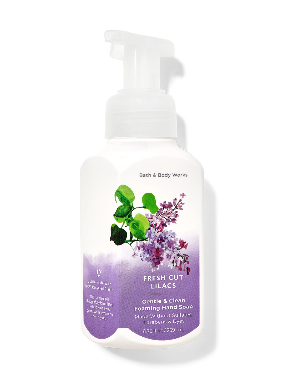 

Bath & Body Works Fresh Cut Lilacs Gentle & Clean Foaming Hand Soap - 259ml, White