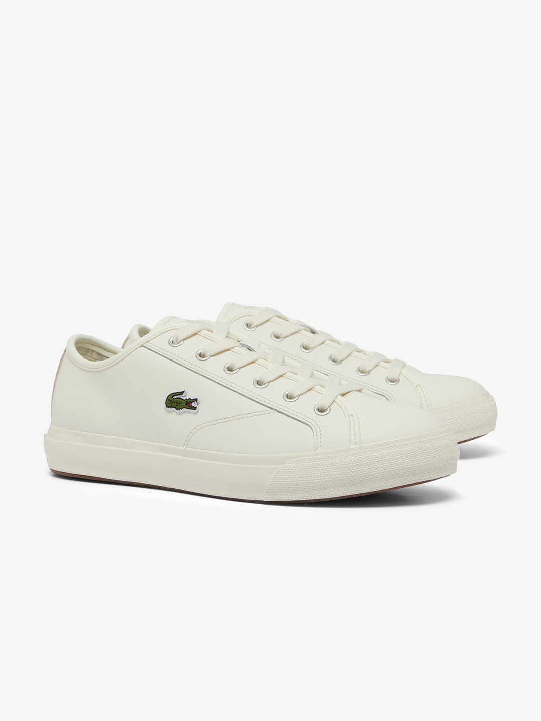 

Lacoste Men's Backcourt Trainers Leather Sneakers, White