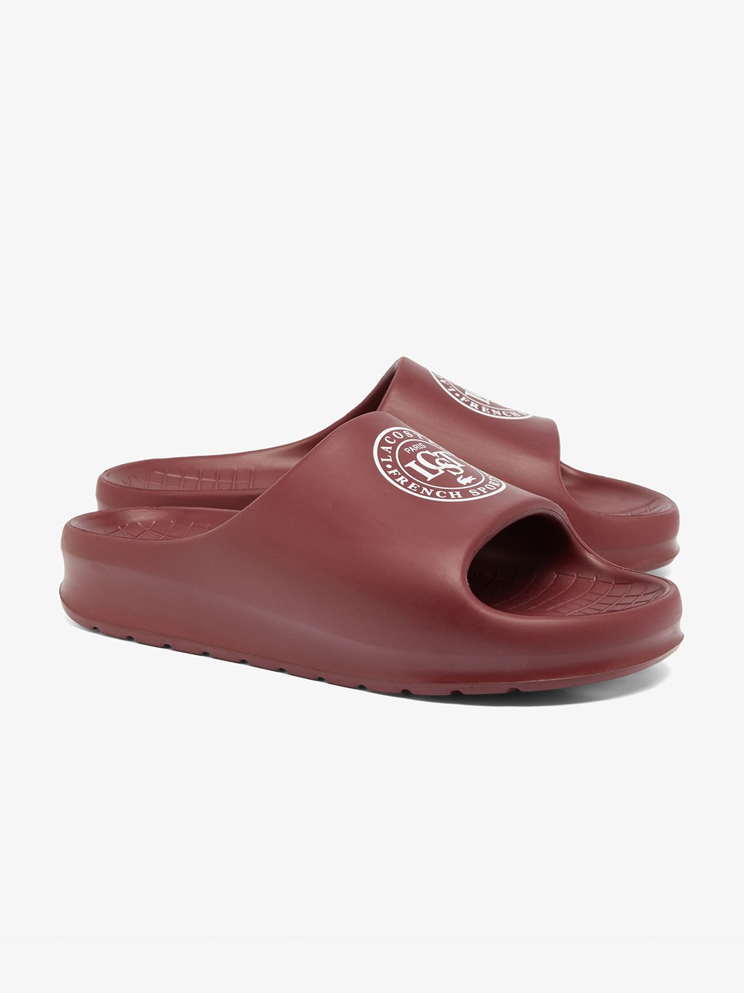 

Lacoste Men Synthetic Sliders, Red