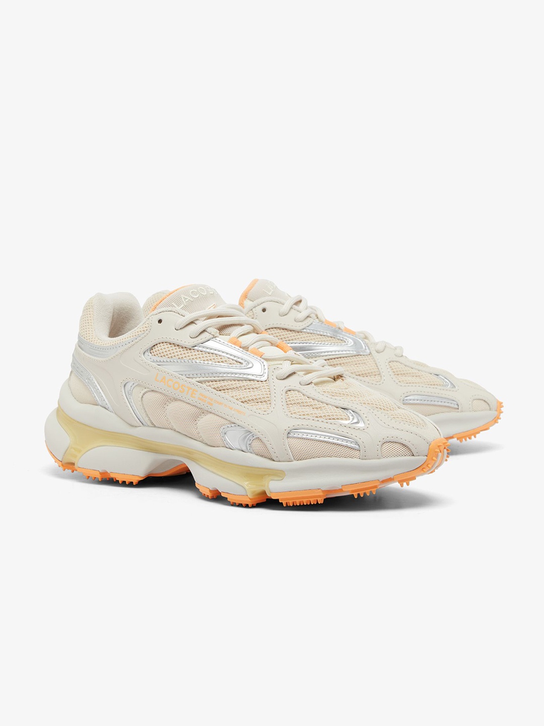 

Lacoste Men's L003 2K24 Trainers Printed Sneakers, Beige