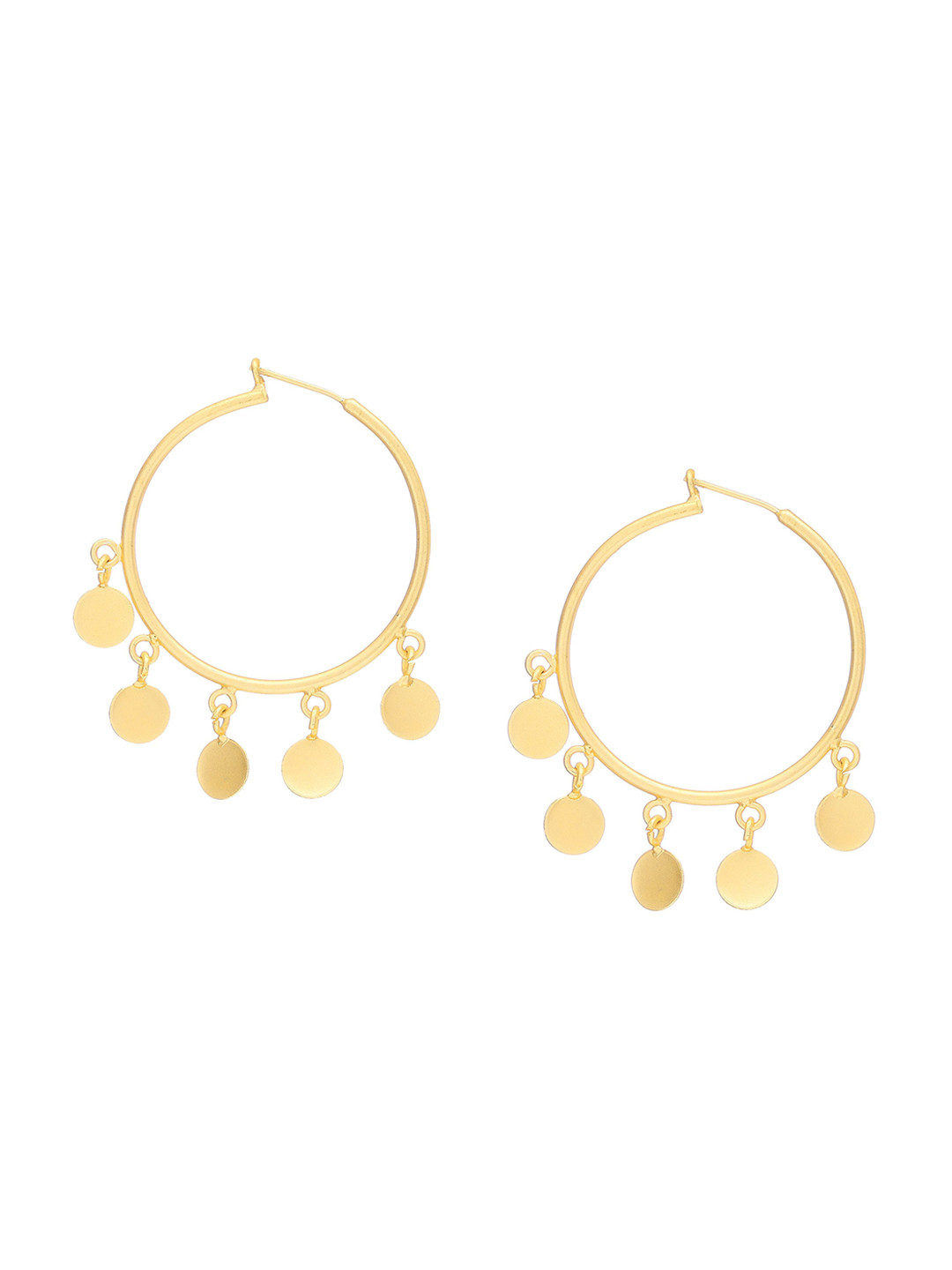 

ROYAL PITARAH Gold Plated Hoop Earrings