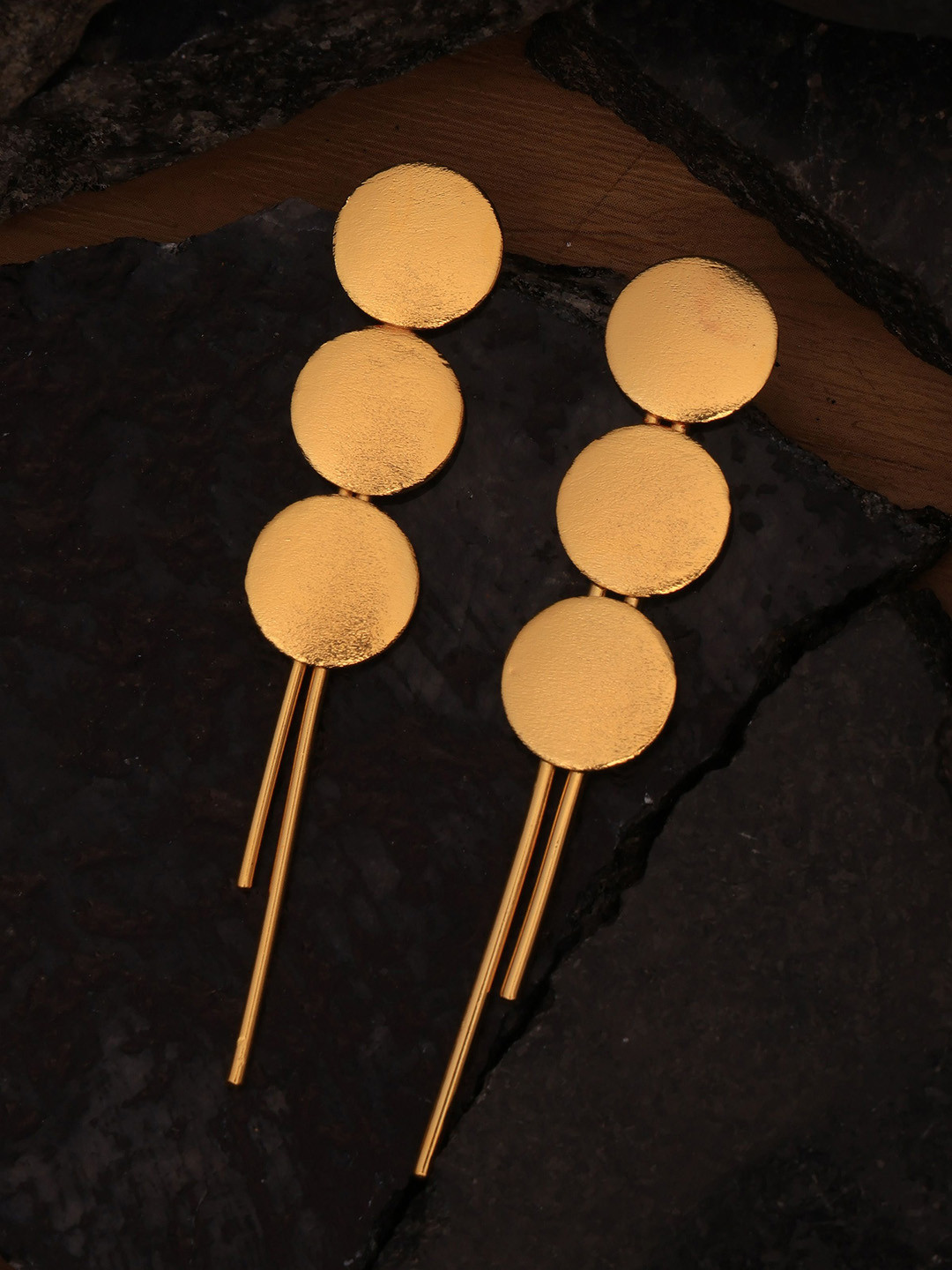 

ROYAL PITARAH Gold Plated Drop Earrings