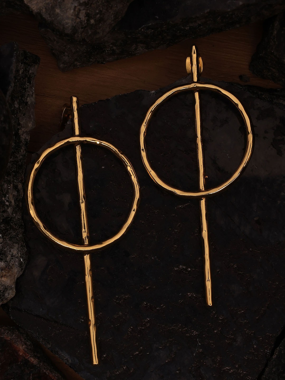

ROYAL PITARAH Gold Plated Drop Earrings