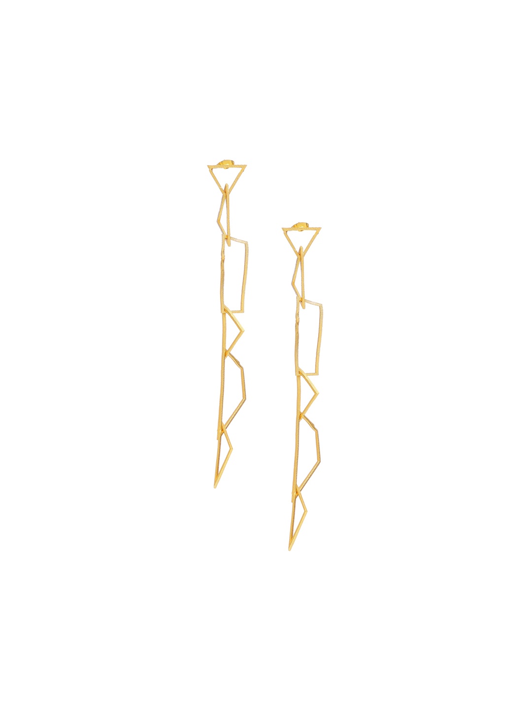 

ROYAL PITARAH Gold Plated Drop Earrings