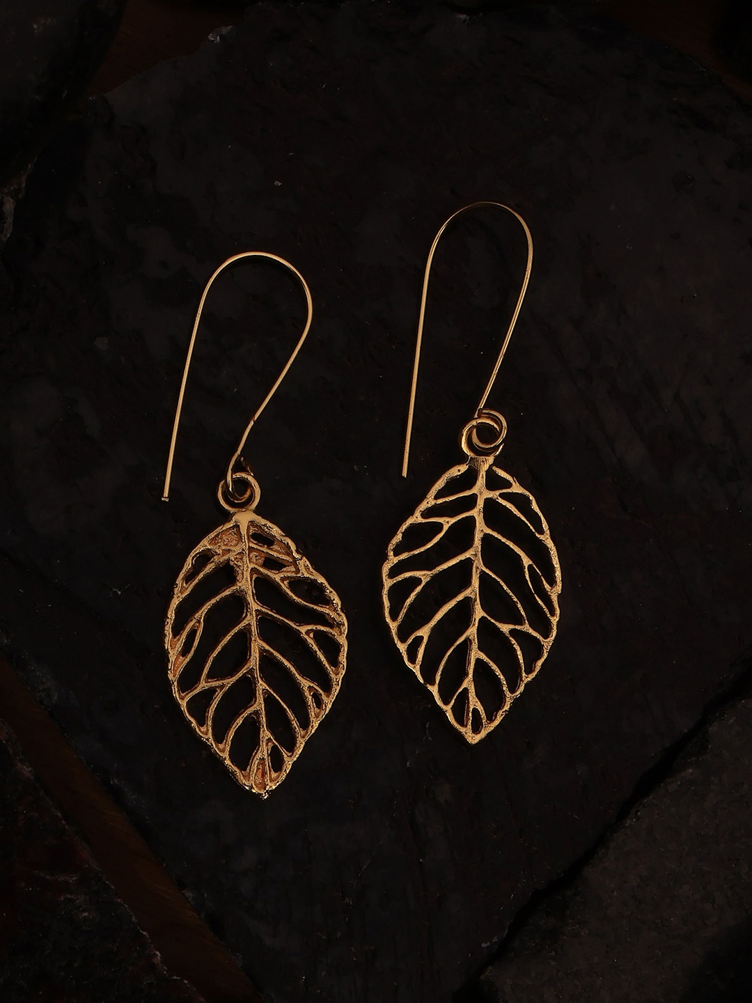 

ROYAL PITARAH Gold Plated Drop Earrings