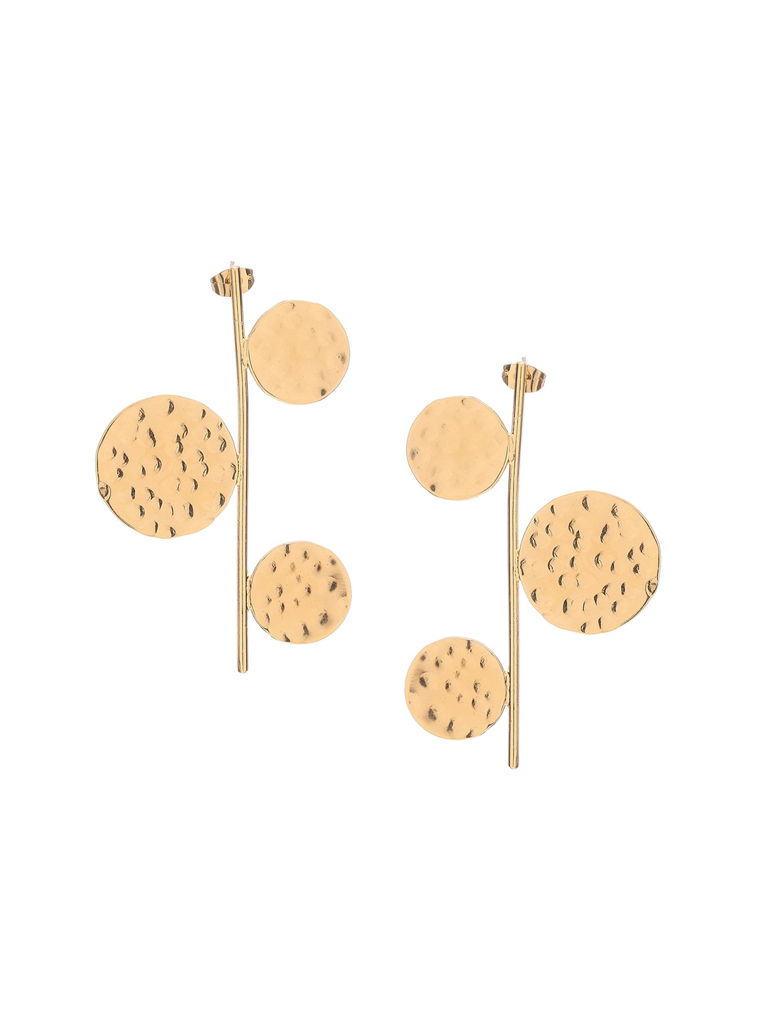 

ROYAL PITARAH Cirque Statement Earring, Gold