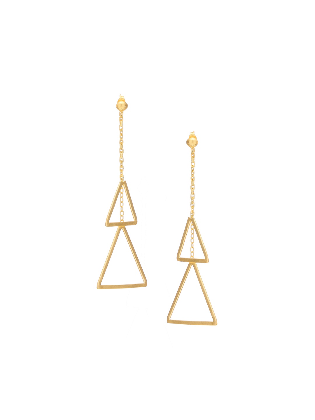 

ROYAL PITARAH Gold Plated Drop Earrings