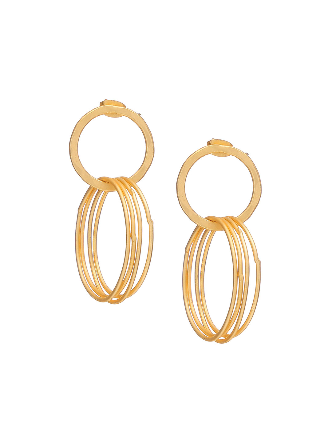 

ROYAL PITARAH Gold Plated Drop Earrings