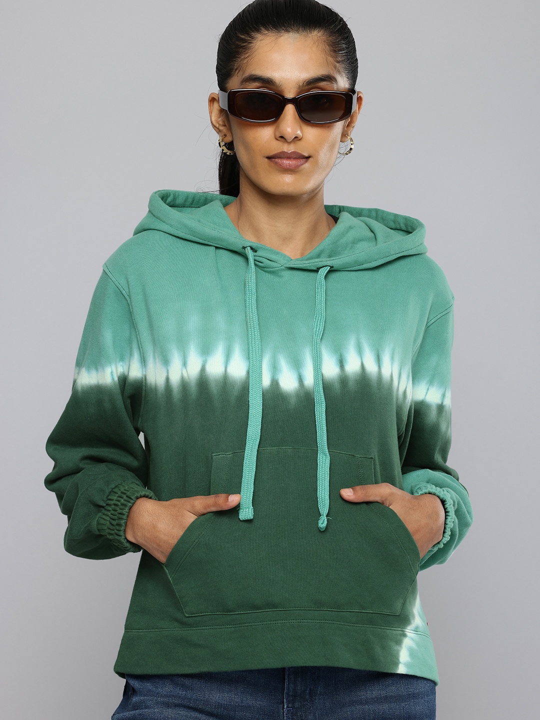 

Levis Tie & Dyed Hooded Sweatshirt, Green