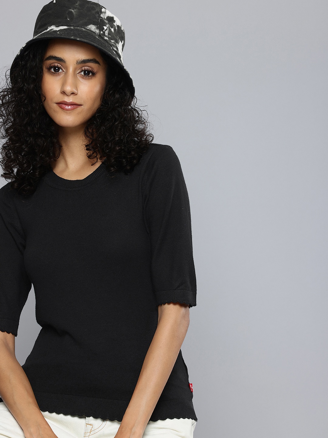 

Levis Round Neck Pullover Sweater, Black