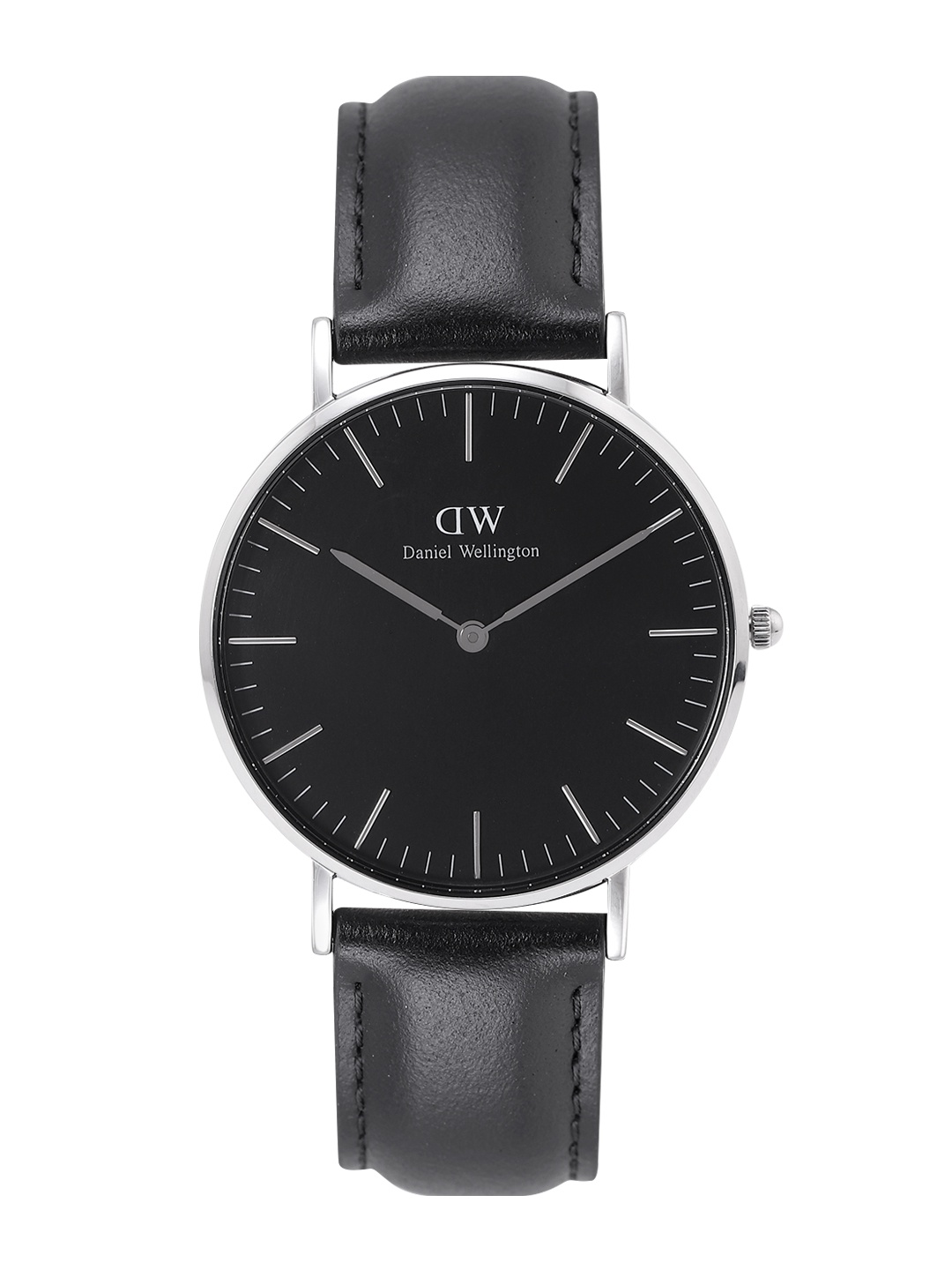 

Daniel Wellington Unisex Dial & Leather Straps Analogue Watch-DW00100145K, Black