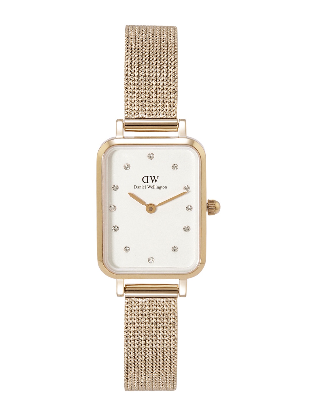 

Daniel Wellington Women Stainless Steel Bracelet Style Straps Analogue Watch-DW00100599K, White