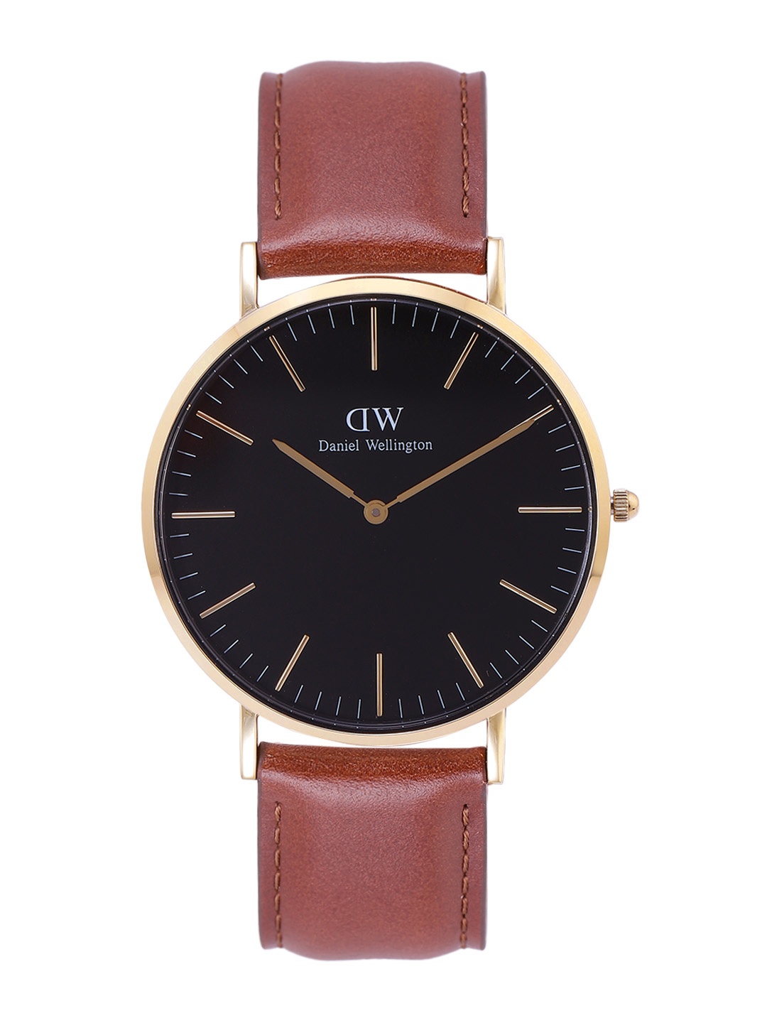 

Daniel Wellington Men Dial & Leather Straps Analogue Watch-DW00100543K, Black