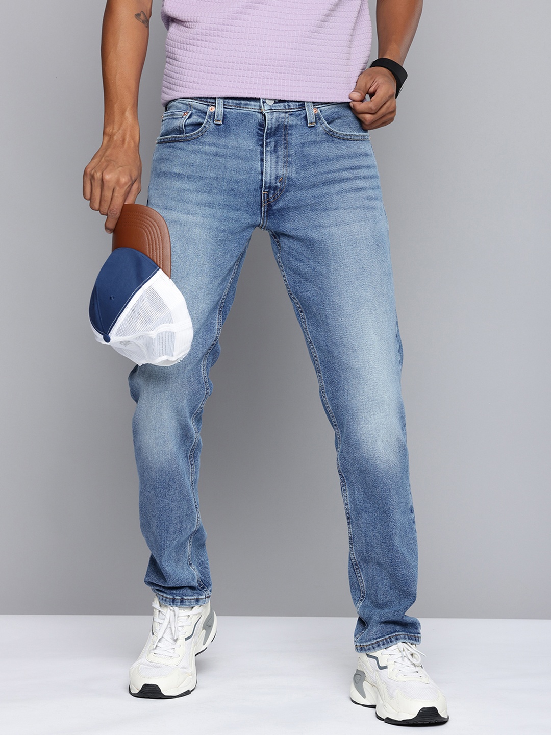 

Levis Men 511 Slim Fit Heavy Fade Stretchable Jeans, Blue