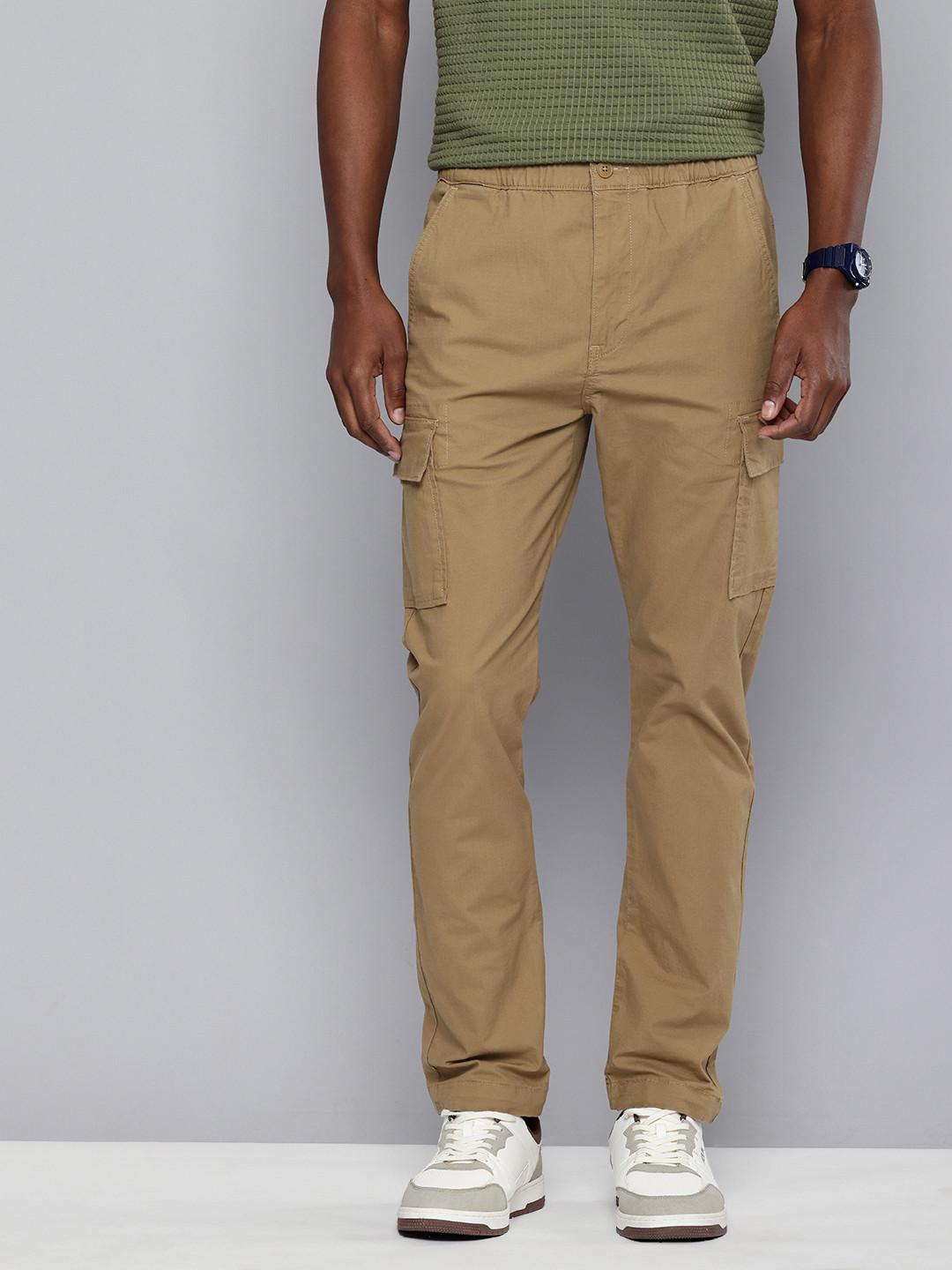 

Levis Men Cargo Chinos Trousers, Brown
