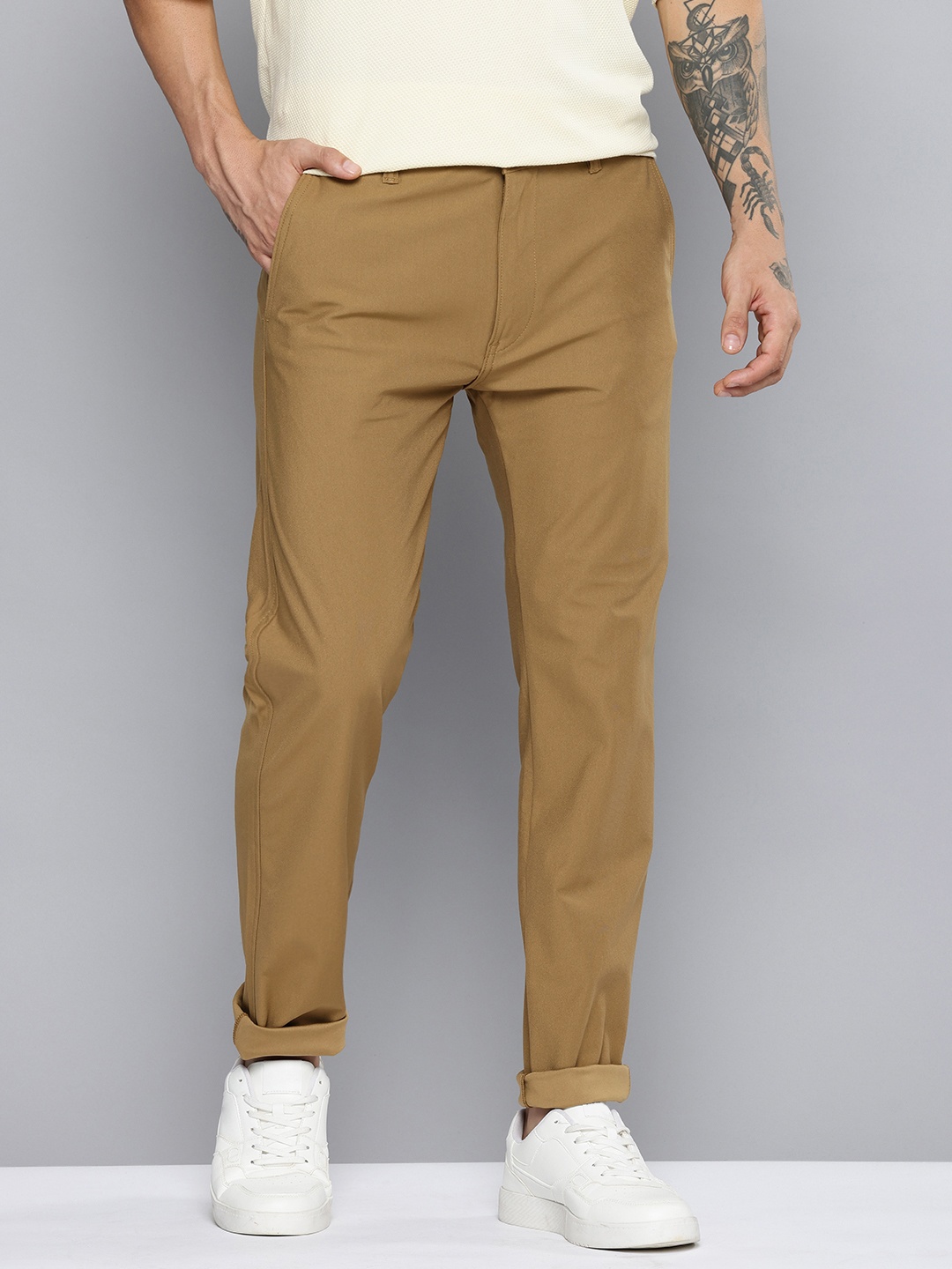 

Levis Men Slim Fit Chinos Trousers, Brown
