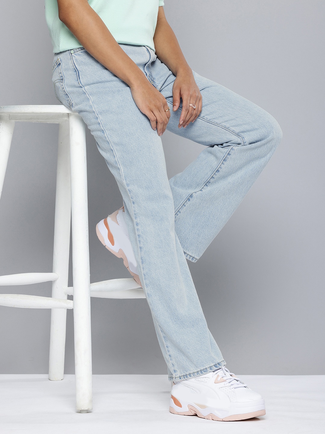 

Levis Women Wedgie Bootcut High-Rise Heavy Fade Jeans, Blue