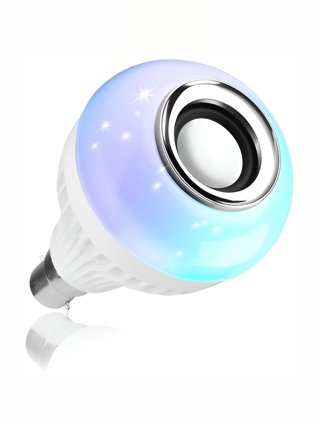

ENORMITY White & Grey Wireless Music Playing Remote Controller LED Smart Light Bulb