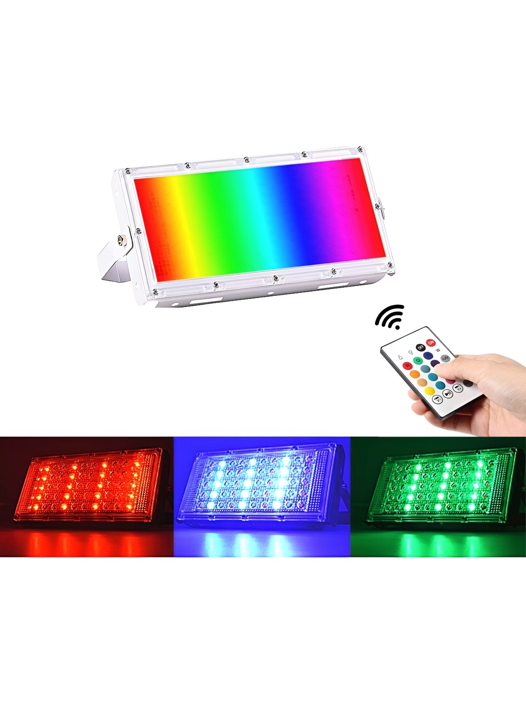 

ENORMITY White Wireless Music Playing Remote Controller Smart Light