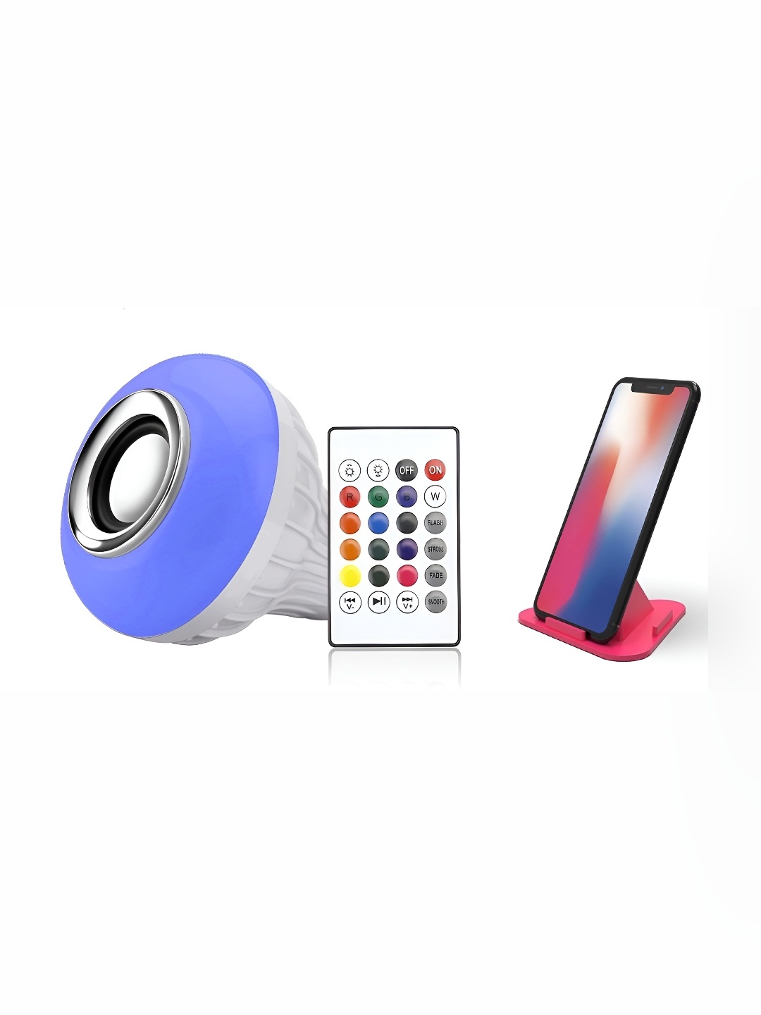 

ENORMITY White Wireless Music Playing Remote Controller Smart Bulb