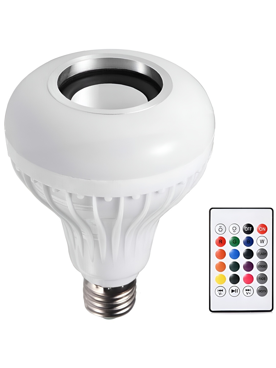 

ENORMITY White Bluetooth Music Playing Remote Controller Smart Light