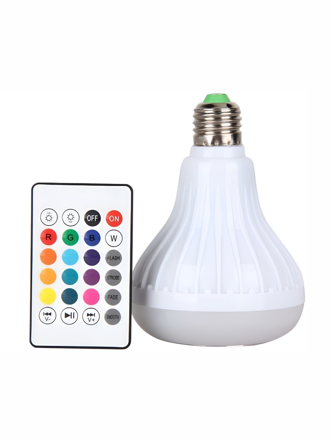 

ENORMITY White Wireless Music Playing Remote Controller Smart Bulb
