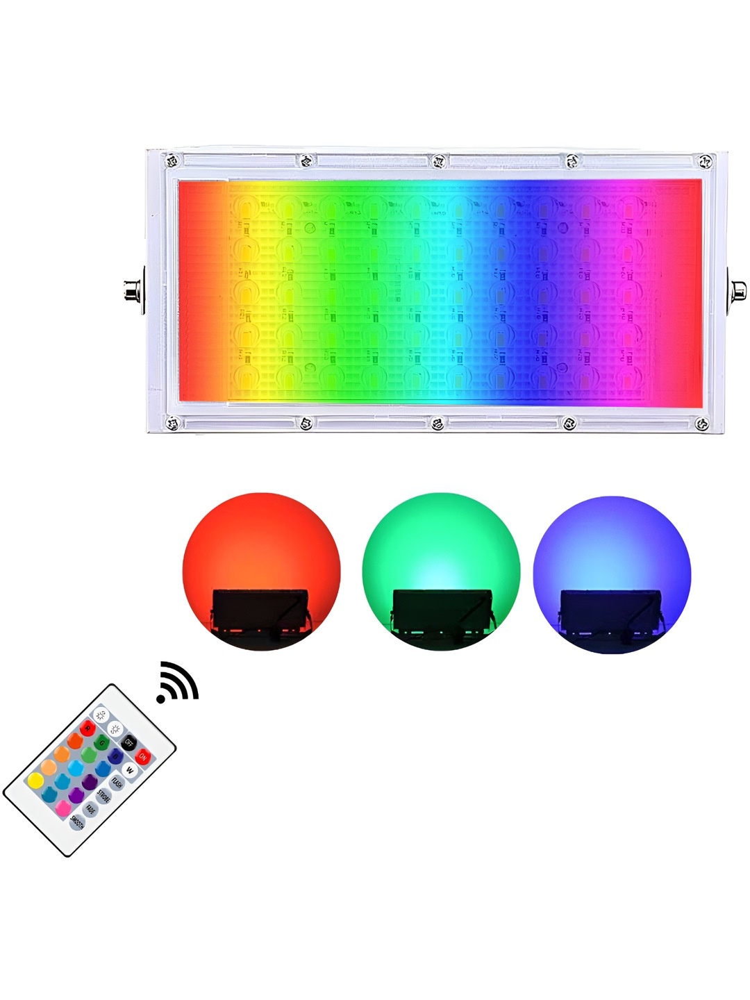 

ENORMITY White Wireless Music Playing Remote Controller Smart Light
