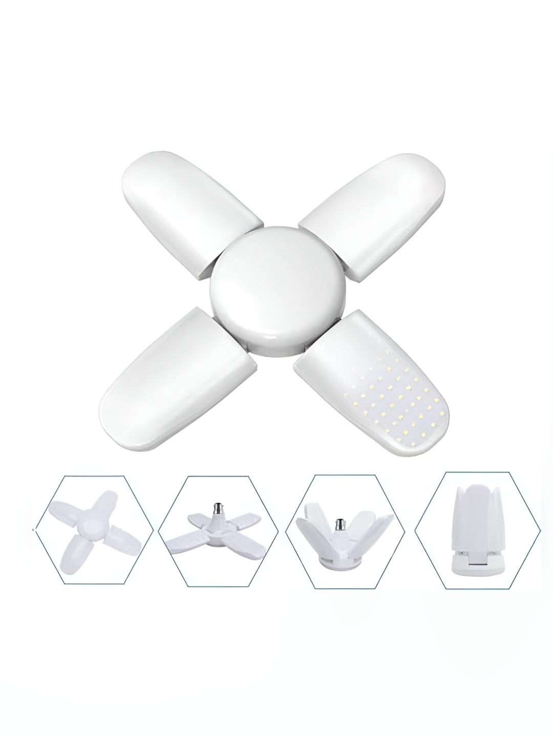 

ENORMITY White Fan Shaped Contemporary Ceiling Lamp