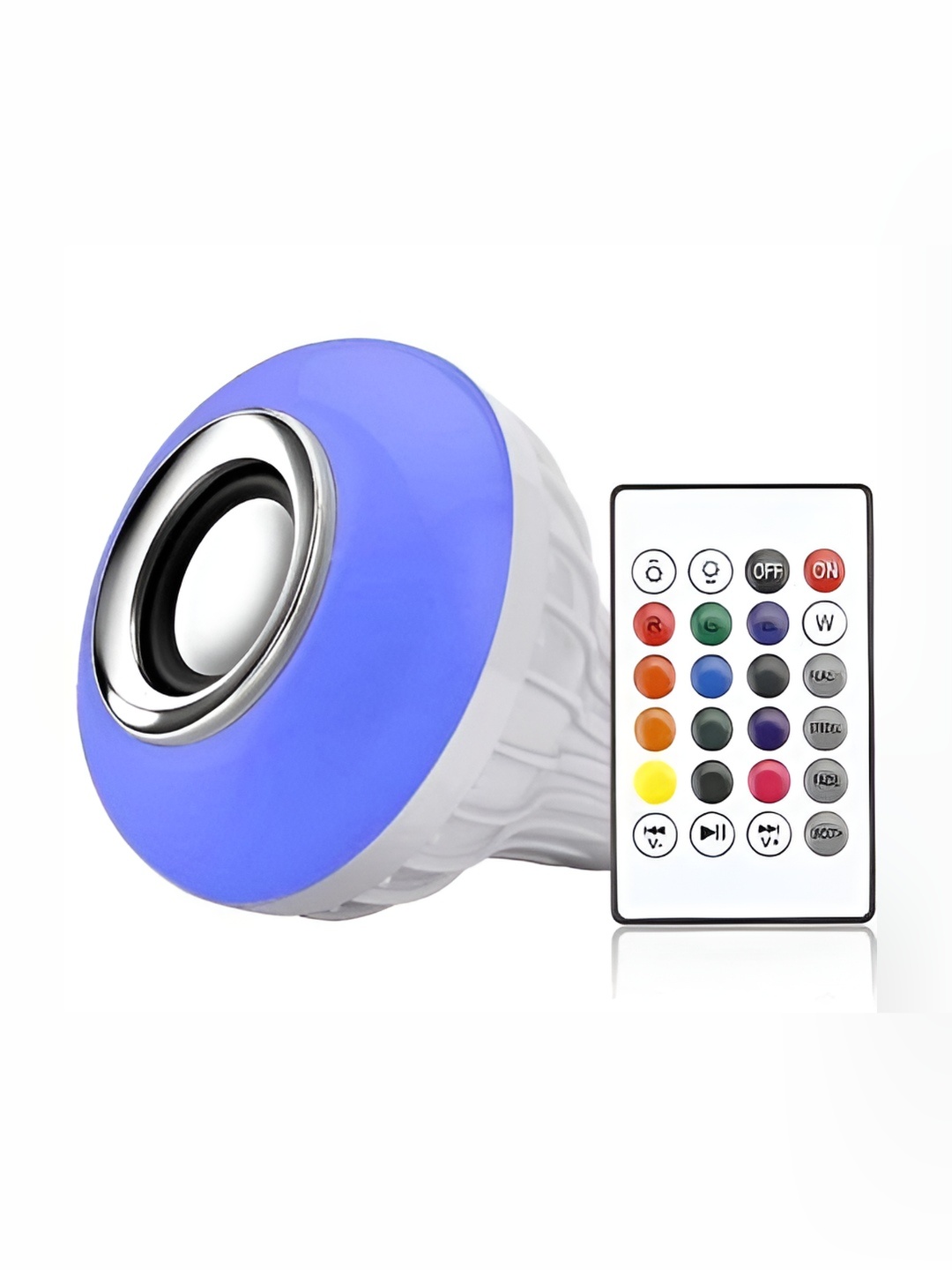 

ENORMITY White Wireless Music Playing Remote Controller LED Smart Bulb